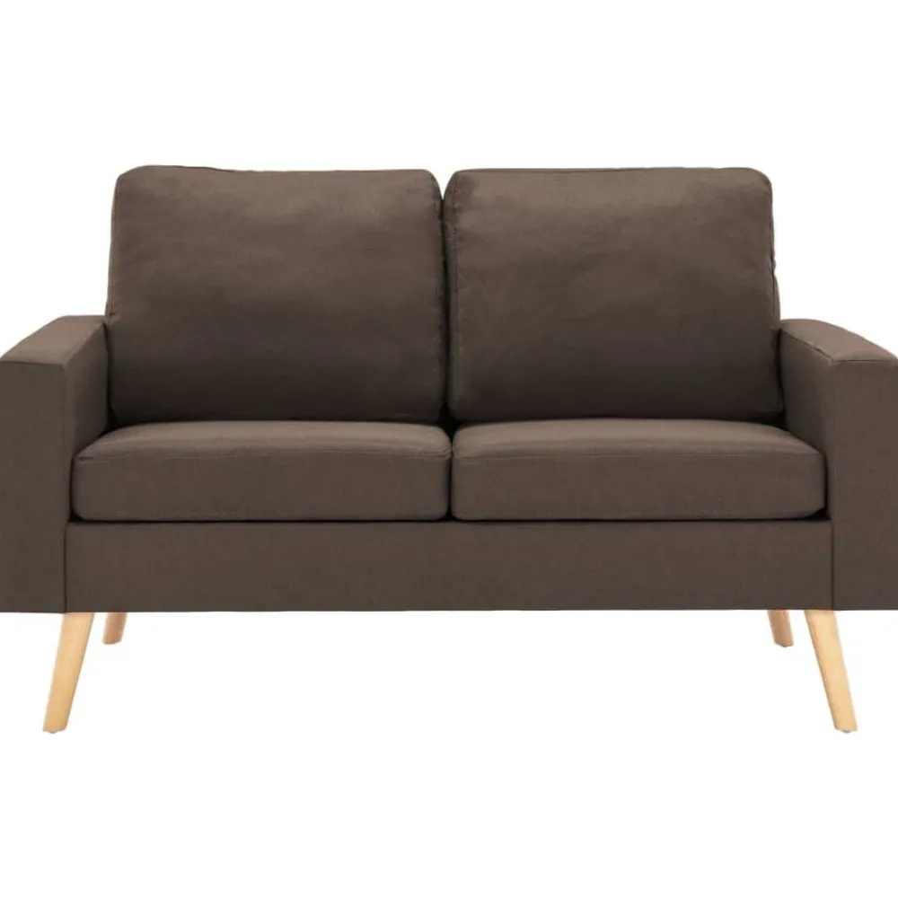 2-delig Bankstel stof>vidaXL Discount