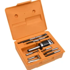 15-delige Boorgereedschapsset met MT3-F1-12 boorkop 50 mm>vidaXL New