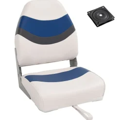 2-delige Bootstoelenset met hoge rugleuning inklapbaar>vidaXL Outlet