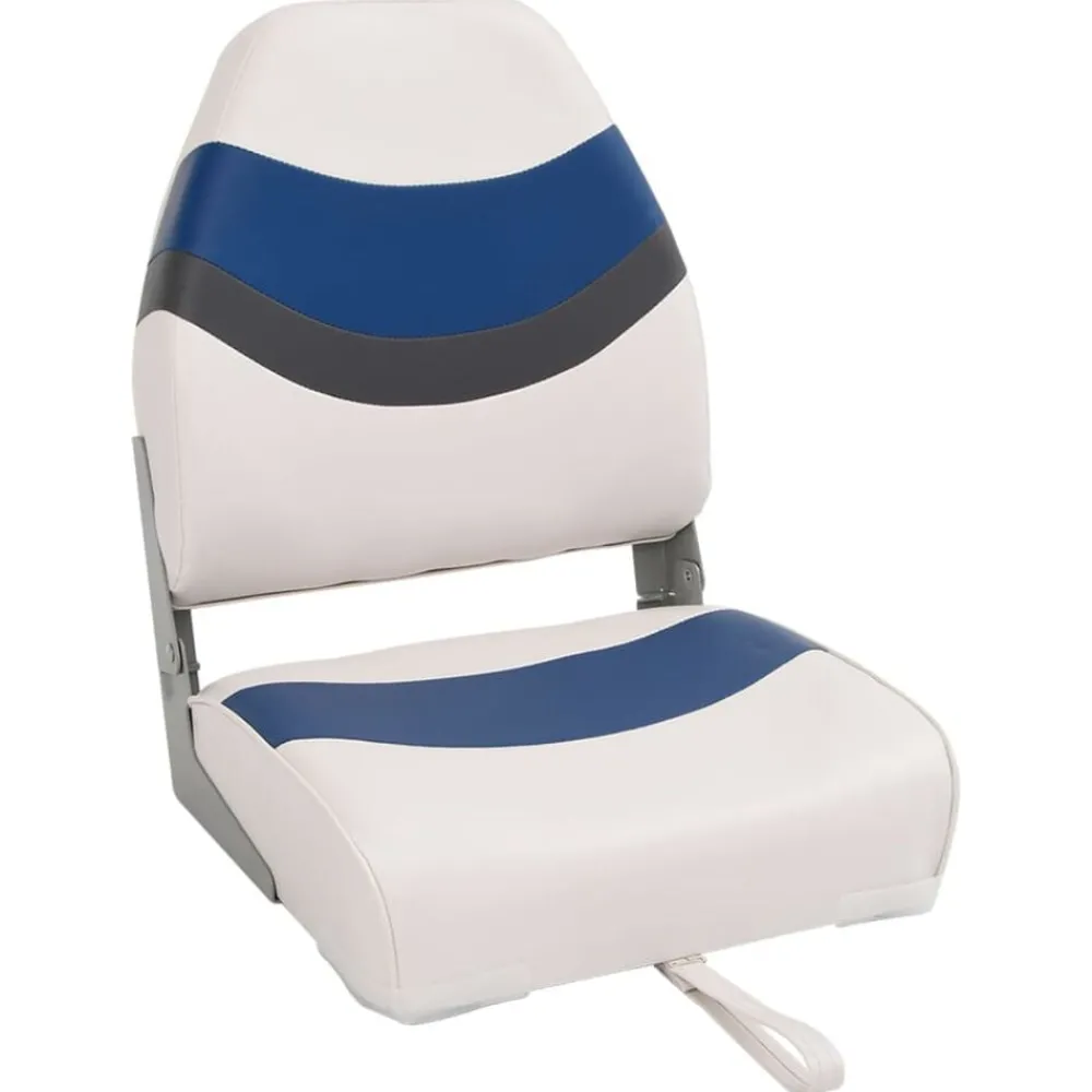 2-delige Bootstoelenset met hoge rugleuning inklapbaar>vidaXL Outlet