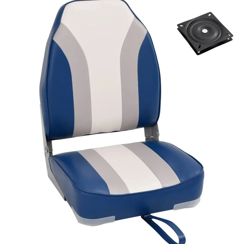 2-delige Bootstoelenset met hoge rugleuning inklapbaar>vidaXL Clearance