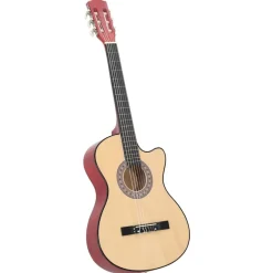 Kunst & Entertainment*vidaXL 12-delige Gitaarset cutaway met 6 snaren western akoestisch 38