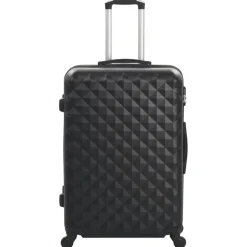 Bagage & Tassen*vidaXL 3-delige Harde kofferset ABS Zwart