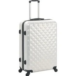 Bagage & Tassen*vidaXL 3-delige Harde kofferset ABS helder kleurig Zilver