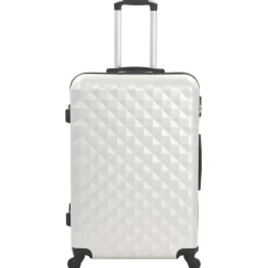 Bagage & Tassen*vidaXL 3-delige Harde kofferset ABS helder kleurig Zilver