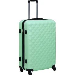Bagage & Tassen*vidaXL 3-delige Harde kofferset ABS mintkleurig Mintgroen