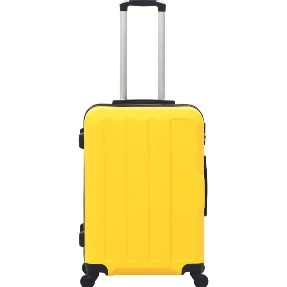 Bagage & Tassen*vidaXL 3-delige Harde kofferset ABS Geel