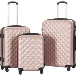 3-delige Harde kofferset ABS>vidaXL Discount