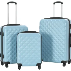 Bagage & Tassen*vidaXL 3-delige Harde kofferset ABS Blauw