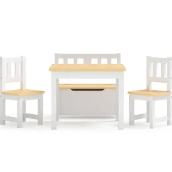4-delige Kindertafel- en stoelenset MDF><noscript><img width=