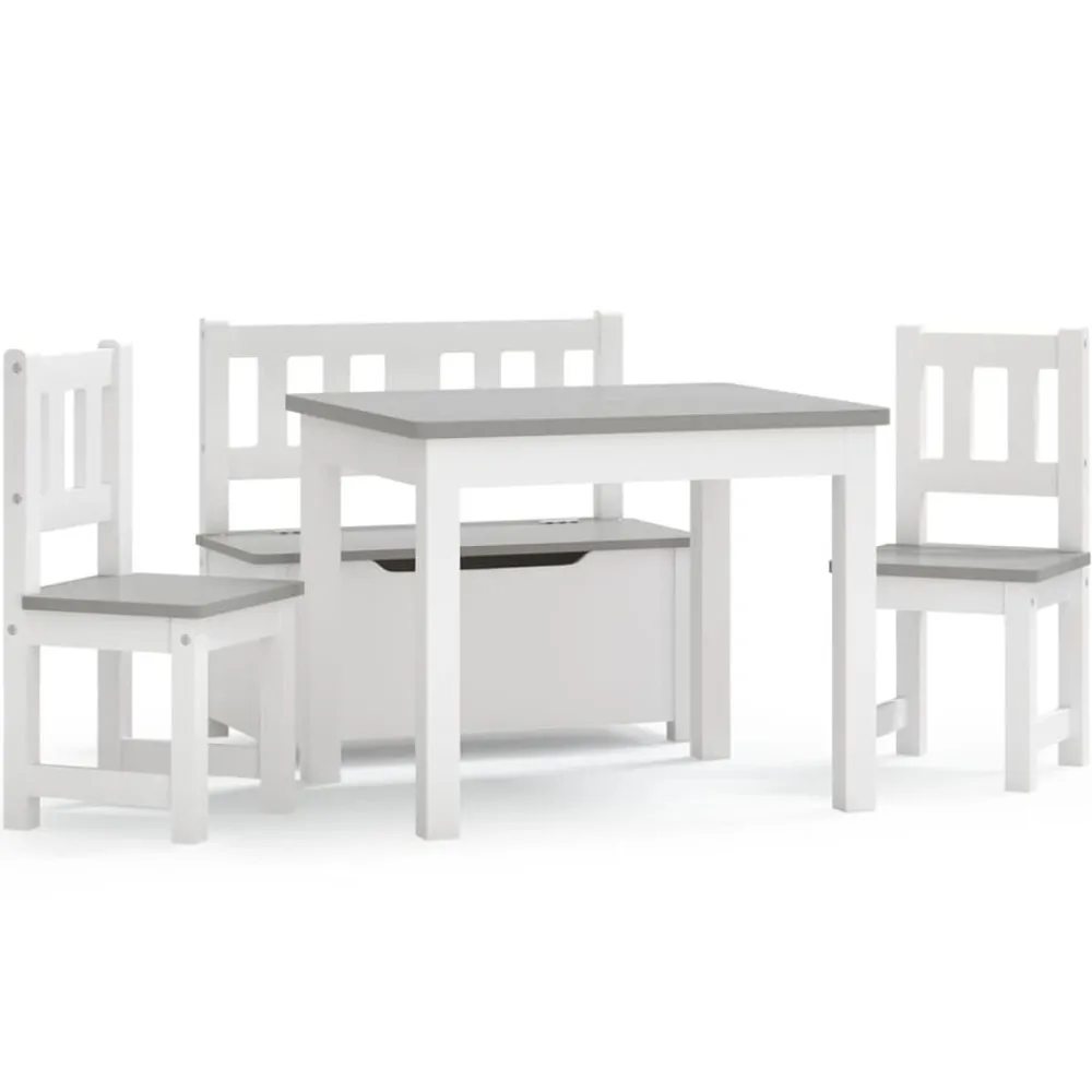 3-delige Kindertafel- en stoelenset MDF>vidaXL