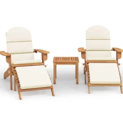 3-delige Loungeset Adirondack massief acaciahout>vidaXL Sale
