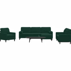 4-delige Loungeset met kussens en bolsters fluweel>vidaXL Sale