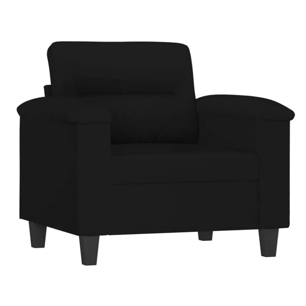 4-delige Loungeset met kussens microvezelstof>vidaXL