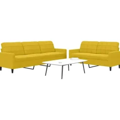 2-delige Loungeset met kussens fluweel>vidaXL Sale