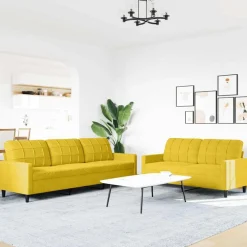 2-delige Loungeset met kussens fluweel><noscript><img width=
