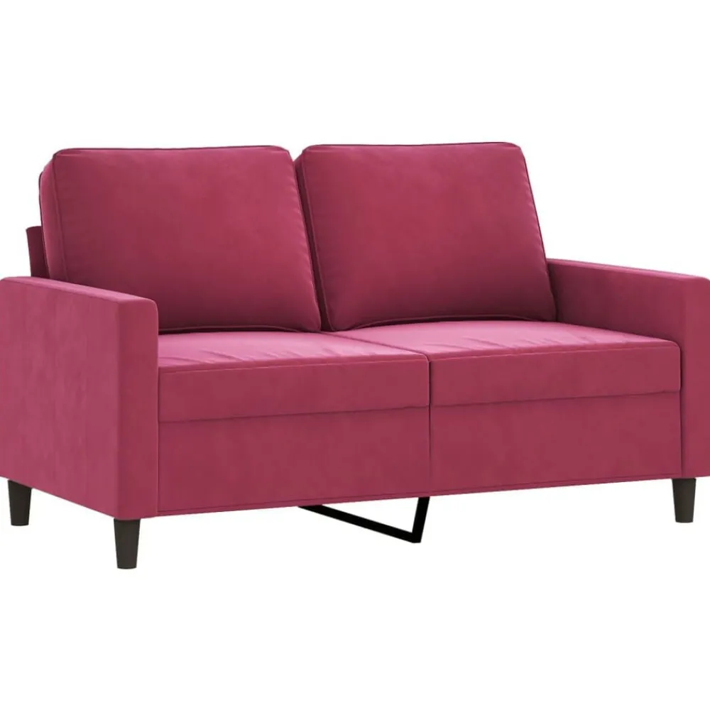 3-delige Loungeset met kussens fluweel>vidaXL Discount