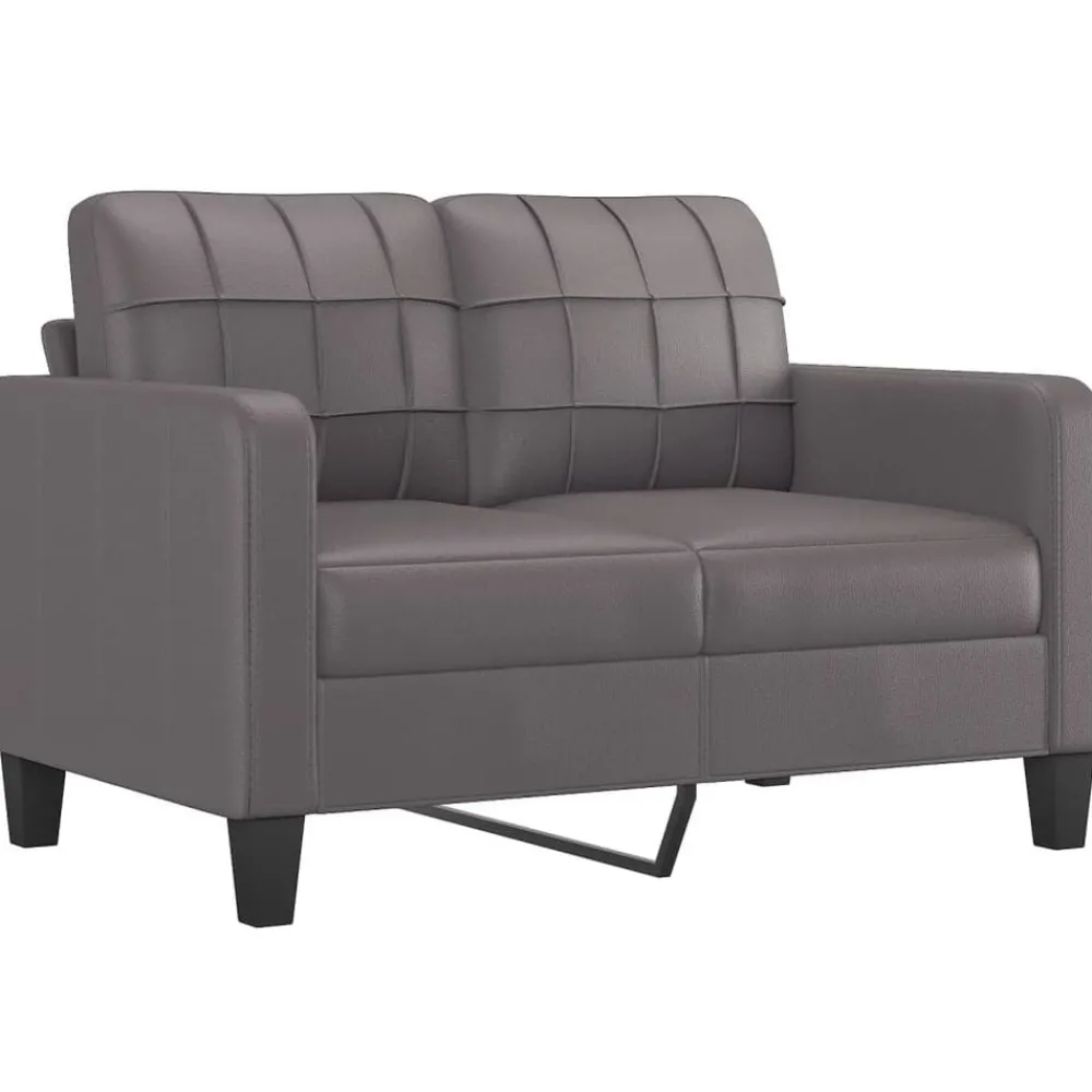 3-delige Loungeset met kussens kunstleer>vidaXL
