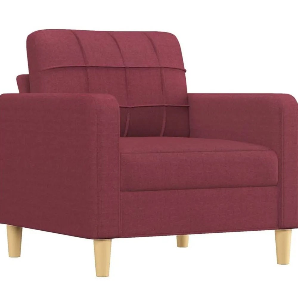 4-delige Loungeset met kussens stof>vidaXL Online