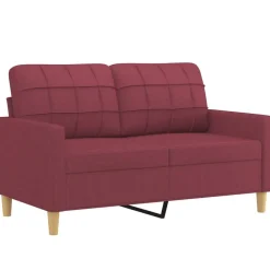 2-delige Loungeset met kussens stof><noscript><img width=