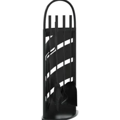Houtkachel- & Haardaccessoires*vidaXL 5-delige openhaardgereedschapset 23x15x66 cm staal