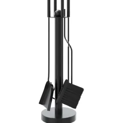 Houtkachel- & Haardaccessoires*vidaXL 5-delige openhaardgereedschapset 18x56 cm staal