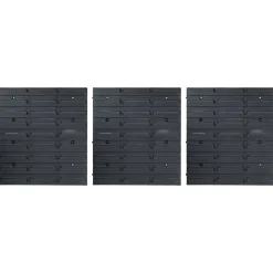 48-delige Opslagbakkenset met wandpanelen blauw en zwart><noscript><img width=