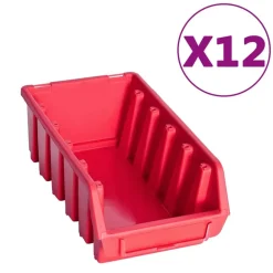 80-delige Opslagbakkenset met wandpanelen rood en zwart><noscript><img width=