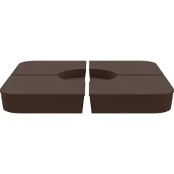 4-delige Set parasolvoeten voor kruisvoet parasol 100 kg PP><noscript><img width=