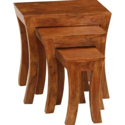 3-delige Tafeltjesset 50x35x50 cm massief acaciahout bruin><noscript><img width=