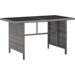 5-delige Tuinset met kussens poly rattan grijs>vidaXL Sale