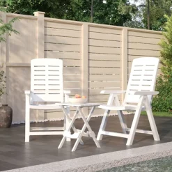3-delige Tuinset polypropeen wit>vidaXL Sale