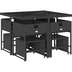 9-delige Tuinset poly rattan><noscript><img width=