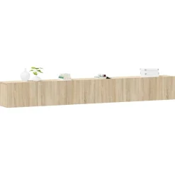 3-delige Tv-meubelset bewerkt hout kleurig><noscript><img width=