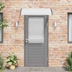 Tuin & Gazon*vidaXL Deurluifel 120x75 cm PC Zwart en transparant
