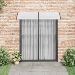 Tuin & Gazon*vidaXL Deurluifel 200x75 cm PC Zwart en transparant
