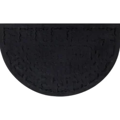 Woon- & Tuinaccessoires*vidaXL Deurmat halfrond 45x75 cm rubber en kokosvezel