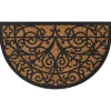 Woon- & Tuinaccessoires*vidaXL Deurmat halfrond 45x75 cm rubber en kokosvezel
