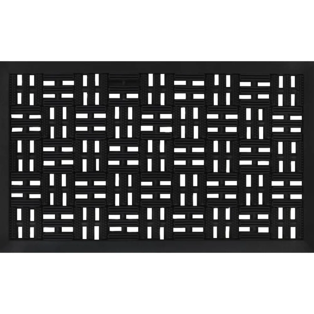 Woon- & Tuinaccessoires*vidaXL Deurmat rechthoekig 45x75 cm rubber