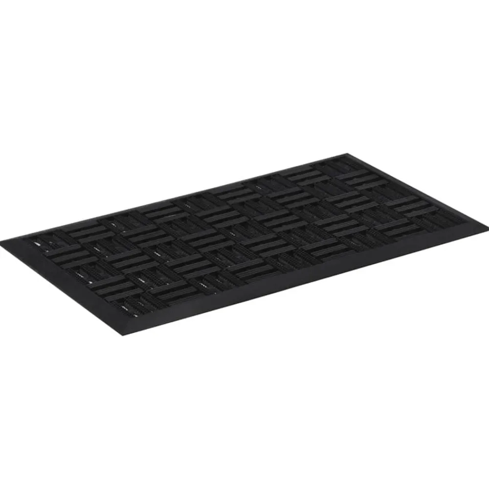 Woon- & Tuinaccessoires*vidaXL Deurmat rechthoekig 45x75 cm rubber