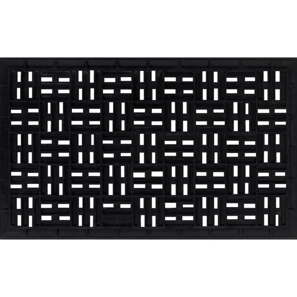 Woon- & Tuinaccessoires*vidaXL Deurmat rechthoekig 45x75 cm rubber