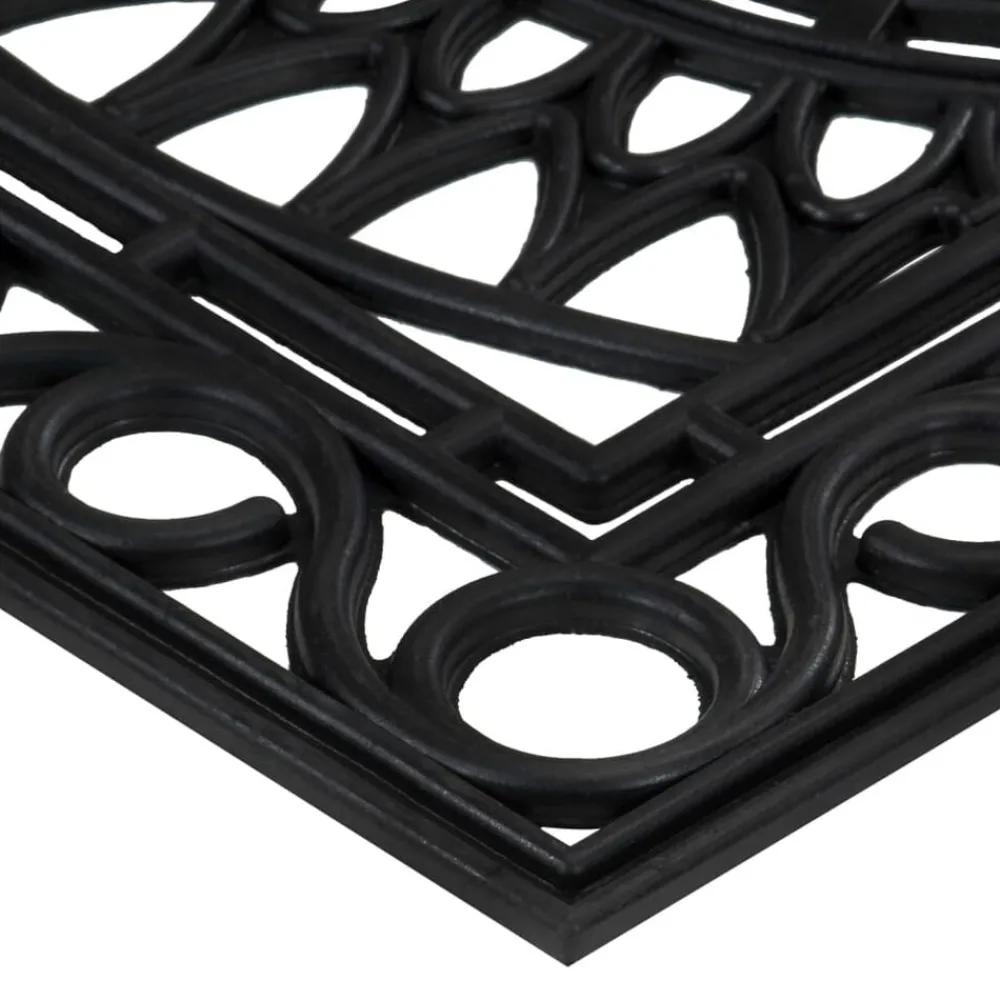 Woon- & Tuinaccessoires*vidaXL Deurmat rechthoekig 45x75 cm rubber