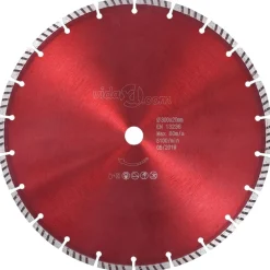 Gereedschapaccessoires*vidaXL Diamantzaagblad met turbo 300 mm staal