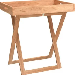 Tafels*vidaXL Dienbladtafel inklapbaar 52x36x56,5 cm walnotenhout