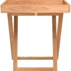 Tafels*vidaXL Dienbladtafel inklapbaar 52x36x56,5 cm walnotenhout