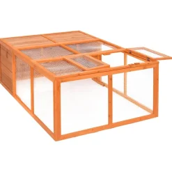 Dierenhok voor buiten 150x100x50 cm massief vurenhout><noscript><img width=