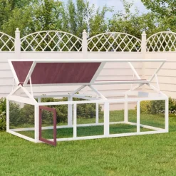 Dierenren 200x112,5x74 cm massief grenenhout kleurig>vidaXL Discount
