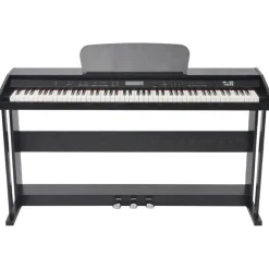 Kunst & Entertainment*vidaXL Digitale piano met pedalen 88 toetsen zwart