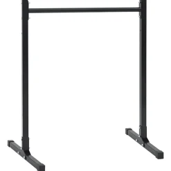 Dip station 2 pcs Zwart 55 x 90 x 104.5 cm Gepoedercoat staal>vidaXL