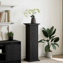 Displaystand met plank 31 x 30 x 90 cm Bewerkt hout>vidaXL